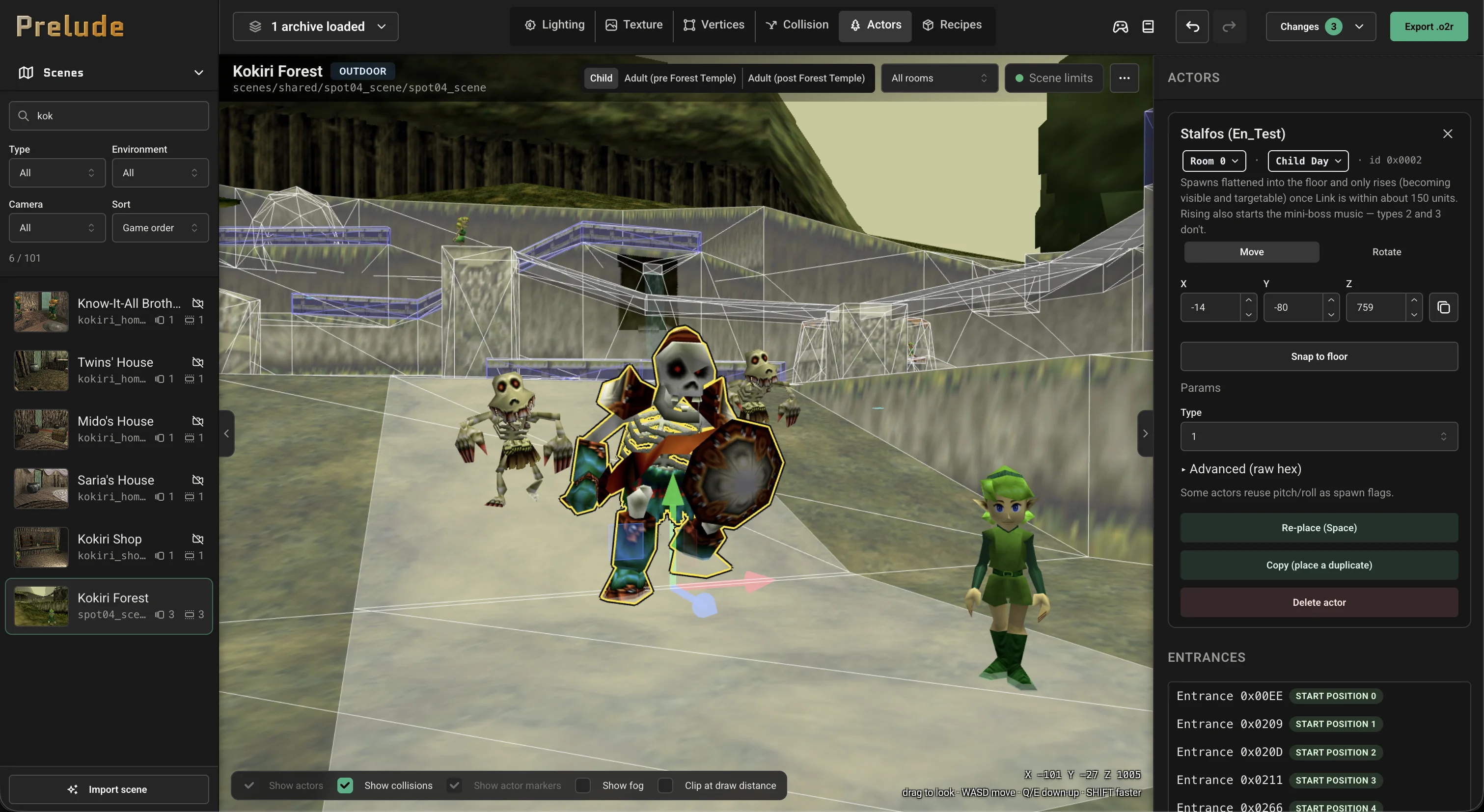 The Prelude editor