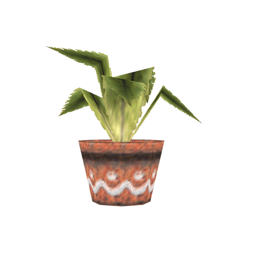 Breakable Pot with Grass