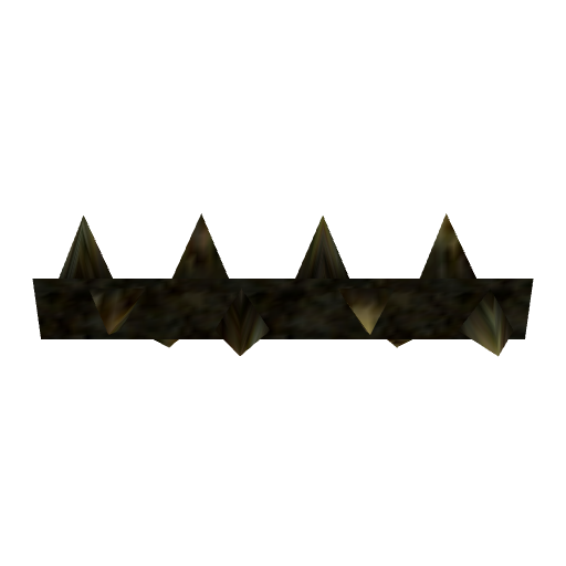 Horizontal Spike-Covered Log