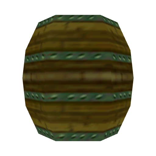 Wooden Barrel/Breakable Pirate Panel