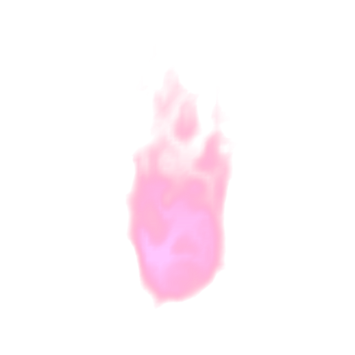Large Pale Pink Flame
