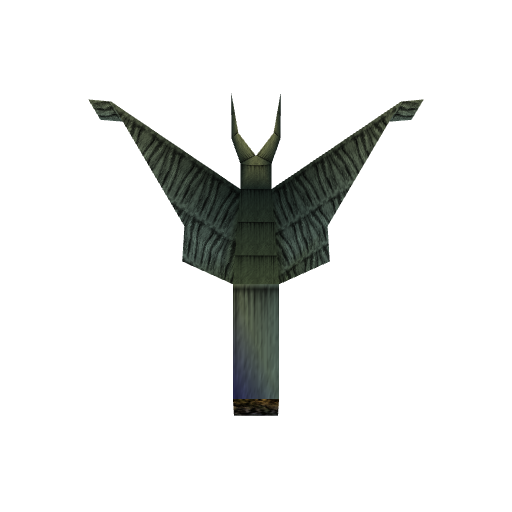 Bird Statue and Wall (Shadow Temple)