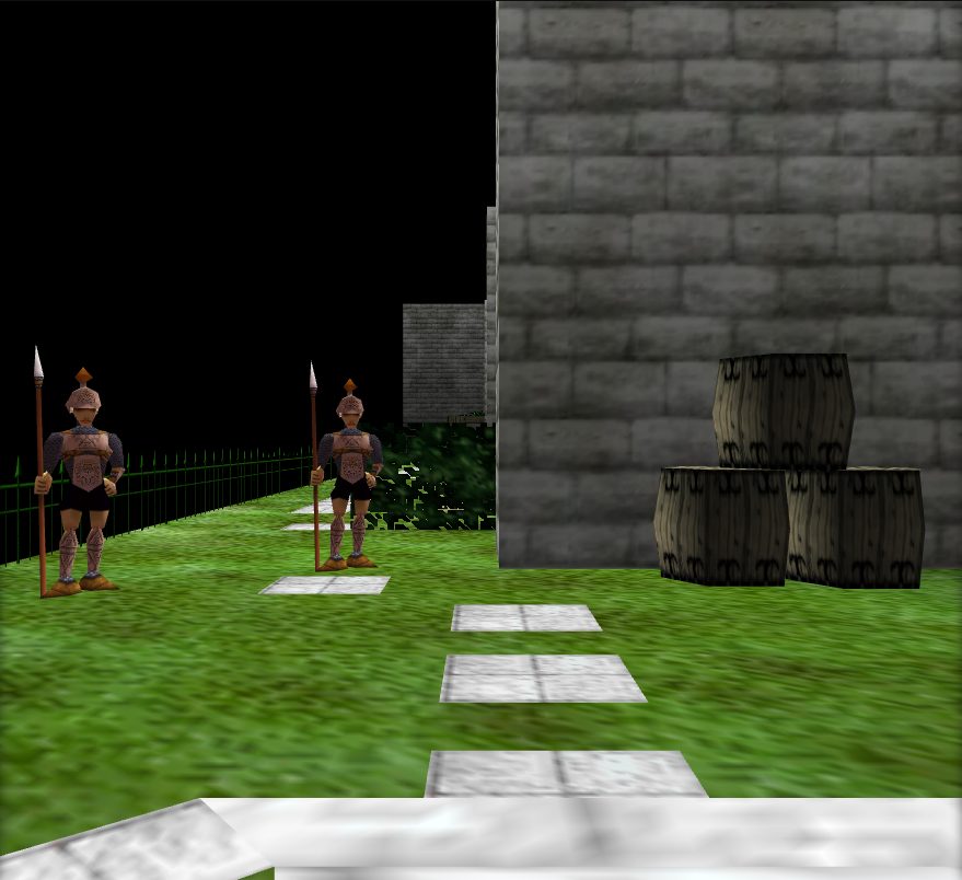 Castle Courtyard Guards Day