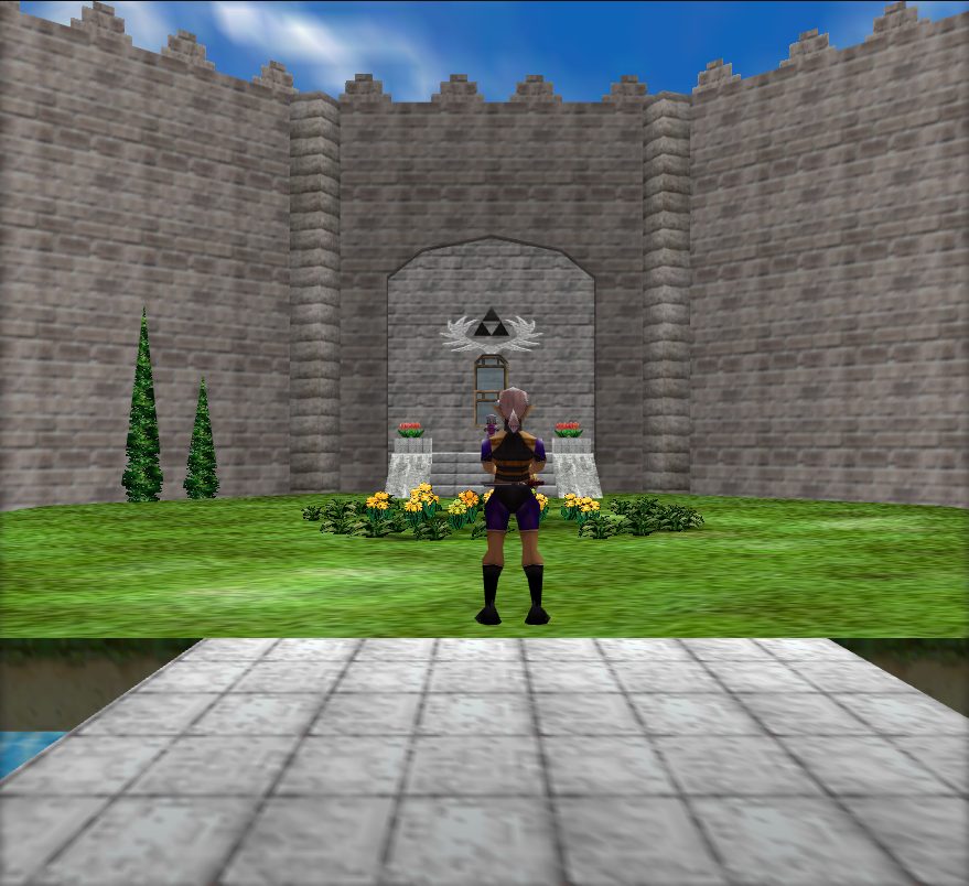 Castle Courtyard Zelda