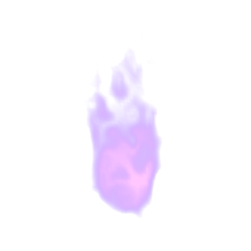 Large Pale Purple Flame